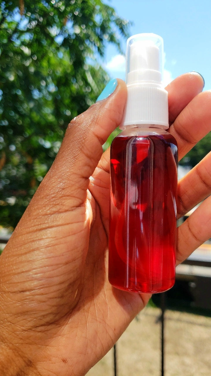 Rosewater Face Toner(please note, current batches are clear, not red as pictured as they are no longer infused with hibiscus)